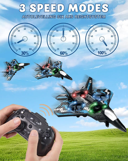 360 6 8 10 2 JoyRapt Drones for Kids Form RC Plane, Remote Control Airplane, Aircrafts Toys for Boys and Girls, Jet