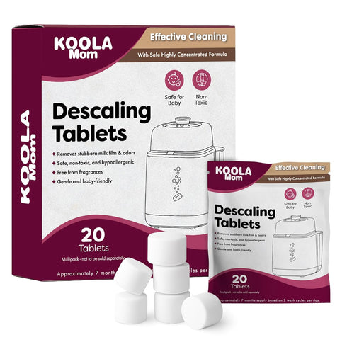 Descaling Tablets for Bottle Washer & Warmers - Descaler for Milk &