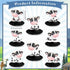 Outus 8 Pieces Cow Honeycomb Centerpieces - 3D Cow Party Decoration for Tables, Farm Animal Barn Party Supplies