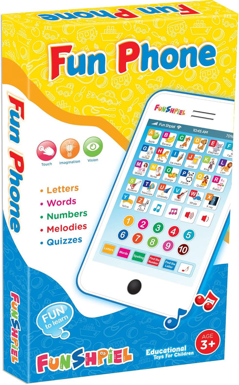 Kid Tablet for Kindergarten Learning Activities - ABC Learning for Toddlers, Kids Phone Toy for Speech Therapy & Letter