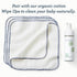 8oz Esembly Wipe Up Wash Refill, Organic No-Rinse Foaming Wipes Solution, Natural Baby Wipe Solution for Reusable