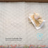 Organic Cotton Quilted Pack 'n Play Size Fitted Mattress Pad Cover, Natural