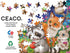 Ceaco 100 Piece Jigsaw Puzzle, Kayomi Harai, Woodland Friends