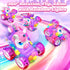Zmpolir Lights,360Rotation 3 4 5 6 7 8 9 10 Unicorn RC Cars for Girl Toys with Glowling Crystal Wings &Eyes Remote