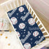 52x28in Baby Crib Sheet Star Baseball Sport Crib Mattress for Boys and Girls Playard Sheet Soft Breathable Fitted Baby