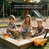 Wheelbarrow Set, Set Summer 2-5 Todders Gardening Kids Rake and Shovel for Dirt Digging, Garden Tools Equipment