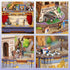 Tonecheer Wooden Music Box Puzzle for Adults, DIY Rotating Music Box Kit, Romantic Paris