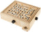 Labyrinth Wooden Maze Game with Two Steel Marbles - Puzzle Game for Adults, Boys and Girls by Hey! Play!, Tan