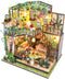 PANZIYU DIY Miniature House Kit, Fairy Dollhouse for Adults to Bulid,Tiny Home Making