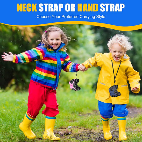 LET'S GO! Compact Binocular for Kids, High Resolution Shockproof Binoculars
