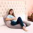 Gynaecologist-Recommended RELY+ Detachable U-Shaped Maternity Pillow Full Body Support for Sleeping, Unbreakable