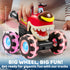 JOYIN 3 Pack Monster Truck Toy - Motion Activated Light-Up Cars for Toddlers, Press & Go Cars for Boys Girls