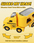 LADFAR 6 6 Set, 3 4 5 6 Construction Toy Carrier Trucks for Boys Girls, with Unique Music & Lights, Mini Pull-Back