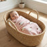 100% Cozy Luxury Knit Baby Receiving Blanket - Cotton Soft Lightweight Receiving Swaddler Blanket for Shower Gift
