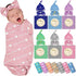 TaiJshaNc Personalized Baby Blanket Girl Boy Custom Name Swaddle Newborns Hat Set Customized