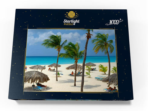 MyPuzzle Eagle Beach, Aruba Premium 1000 Piece Jigsaw Puzzle for Adults in Leeward Islands, Caribbean
