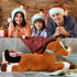 MaoGoLan Large 33" Horse Plush Stuffed Animal, Ridable Pony Plush Toy for Kids Girls, Tan