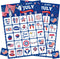 4th of July Bingo Cards - 24PCS Red White and Blue Cards for Kids and Adults Patriotic Activities