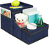 2-in-1 11 Backseat Organizer for Kids & Adults Car Seat Cooler Warmer with Writing Tray, Cup Holders & Storage
