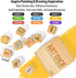 Inspiration Art Dice Set with Art Principles Cards - Color Wheel & Painting Knowledge, 9 Dice for Adults, Creative Gifts