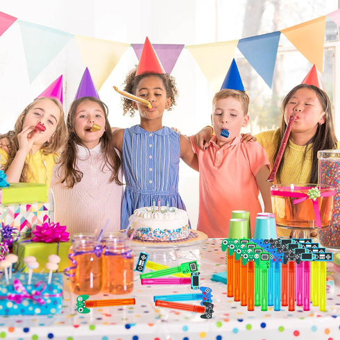 Video Game Party Favors, 24Pcs Video Game Bubble Wands for Kids, Cute Game Controller Bubble Wand for Gamer Birthday