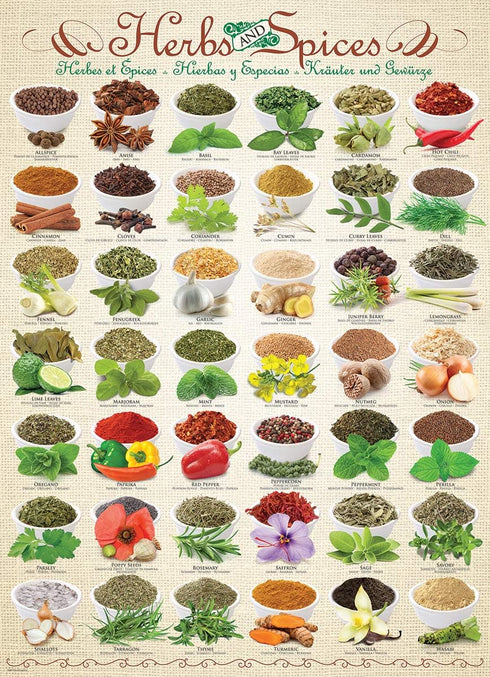(1000-Piece) EuroGraphics Herbs and Spices Puzzle