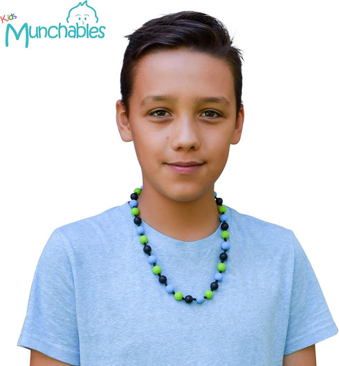 Munchables Camo Chewelry - Blue, Black & Green