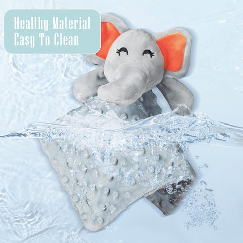 Cute Castle Security Blanket for Babies, Soft Unisex Newborn Essentials for Boys and Girls, Neutral Snuggle Toy