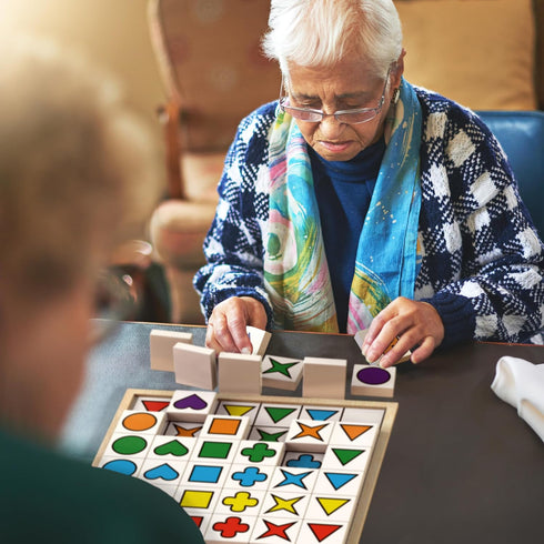 Keeping Busy Match The Shapes Large Dementia Activities for Seniors Dementia Products for Elderly Memory Games