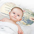 Set 1, Vintage Wildflower Muslin Baby Burp Cloths of Super Soft & Absorbent Burping Rags, Cotton Burp Clothes Shower