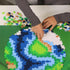 PLUS PLUS Puzzle by Number - 800 Piece Earth - Interlocking Mini Puzzle Blocks for Kids, Construction Building
