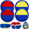 Toss and Catch Game Set - Outdoor Games with 4 Paddles, 4 Balls, and Storage Bag, Classic Beach Yard Games