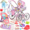 Baby Doll Stroller Playset for Girls Toddlers 3-5 4-6 5-7 Year Old