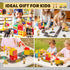Kids Games Magnetic Tiles with 2 Cranes Construction Toys Set for Boys Girls Ages 3-13, Outdoor Sensory Toys