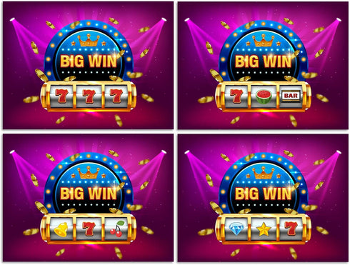 Casino Night Party Gambling Scratch Off Game Cards, 30 Pack for Business Prize Drawings and Raffles