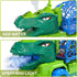 3-5, 8 3 6 3 4 5 6 7 TEMI Dinosaur Truck Toys for Kids Tyrannosaurus Transport Car Carrier Truck with Spray, Dinosaur
