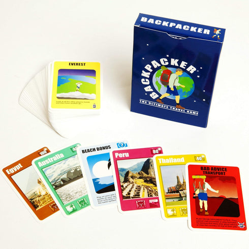 Backpacker - The Ultimate Travel Game - Fun Pocket Sized Card Game About Traveling