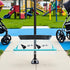Jizlan 1Set (37cm) Black Stroller Footrest Replacement Adjustable Extension Footboard Strollers and Accessories
