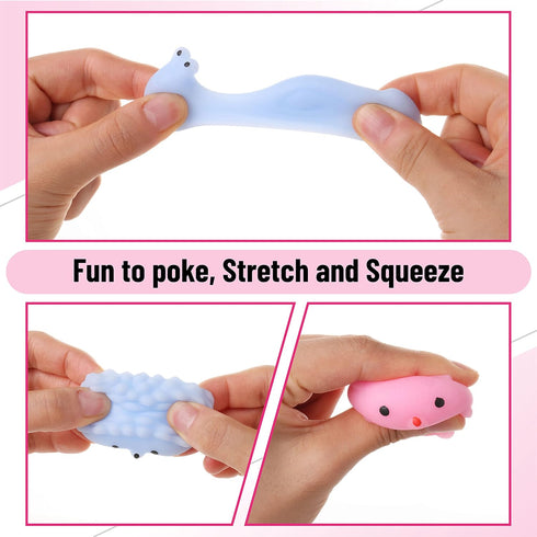 Mr. Pen Squishy Toys, 12 Pack, Squishies for Kids, Stress Relief Toy, Mini Squishes, Small Toys for Kids