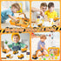 3.1lbs 5 13 14 3-8 TUZT Kids Construction Sensory Bin Play Sand Kit Toys for Toddlers, Sandbox with Sand & Large Tower