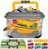 Toy Car Track Storage Playset - Car Toys Race Set Including 12