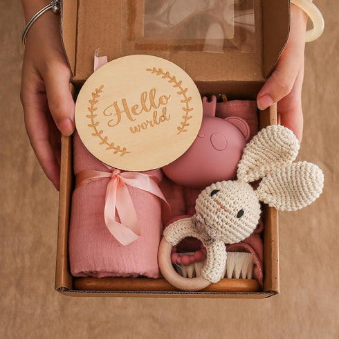EERKEOD Set Set Set Baby Gift for Newborn New Baby Gift - Newborn Baby Essentials Baby Bath with Baby Blanket Baby