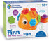 Learning Resources Finn the Fine Motor Fish, 12 Pieces, Fine Motor and Sensory Toy for Toddlers