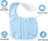 Zainpe 6Pcs Snap Muslin Cotton Baby Bibs for Boys Girls, Adjustable Feeding Bibs, Neutral Gray Burp Cloths