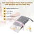 Damero Gray Arrow Breast Pump Parts Bag - Waterproof & Convenient