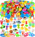 Gloween 200 Pack Prefilled Easter Eggs with Assorted Toys, Easter Surprise Eggs