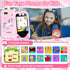 Kids Smart Phone for Girls, 2.8" Touchscreen Learning Toy with Dual Camera, Music Player, 8G SD Card (Pink)