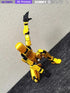 Pre Assembled Gold T13 Action Figure with Multiple Accessories, 3D Printed Multi-Jointed Titan 13 Decorative Toy