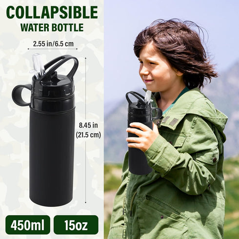 Outdoor Adventure Kit for Kids, Premium Camouflage Camping Gear with Walkie-Talkies, 10 in 1 Explorer Gear Set
