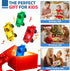 8PCS Set 3+ Magnetic Tiles Mini Cars Construction Compatible with Mini & Major Tiles, Magnet Car Easter Toys for Year